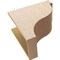 Ekena Millwork 10"W x 20"D x 20"H Classic Garner Rough Cedar Woodgrain TimberThane Corbel, Primed Tan CORUR10X20X20GARRCPR - alternate 4